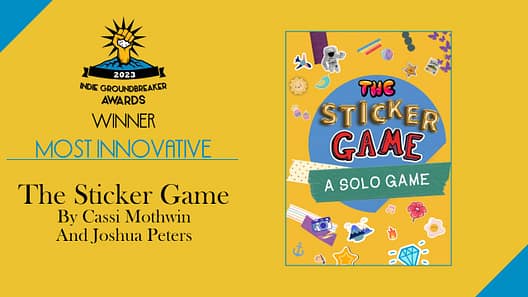 Indie Groundbreaker Awards 
Winner Most Innovative
The Sticker Game
By Cassi Mothwin
Joshua Peters